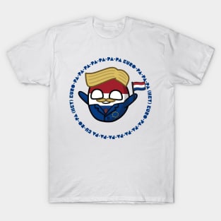 Europapa Joost Klein Eurovision Polandball Countryball T-Shirt